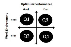 Optimum Performance and Work Environment Matrix
